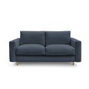 Ciemnoniebieska rozkładana sofa do spania 200 cm Cocoone – Bobochic Paris