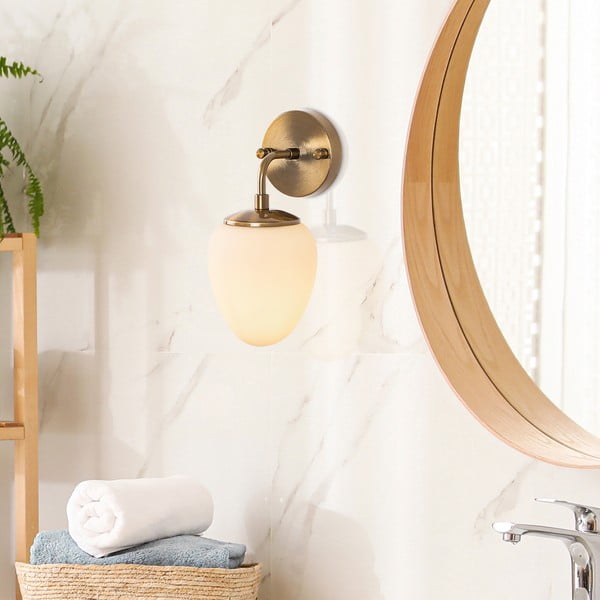 Kinkiet w kolorze brązu ø 12 cm Nassao – Opviq lights-image-3