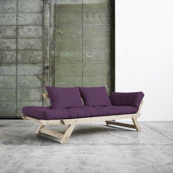 Sofa rozkładana Karup Bebop Natural/Purple-image-4