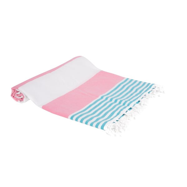 Ręcznik hammam z ręcznie tkanej bawełny ZFK Andor, 180x100 cm