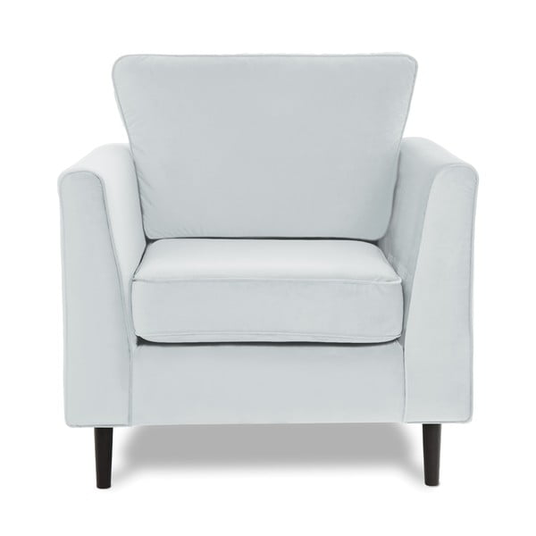 Niebieskoszary fotel Vivonita Portobello