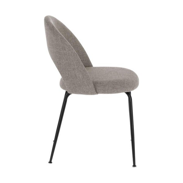 Szare tapicerowane krzesło Mahalia – Kave Home-image-3