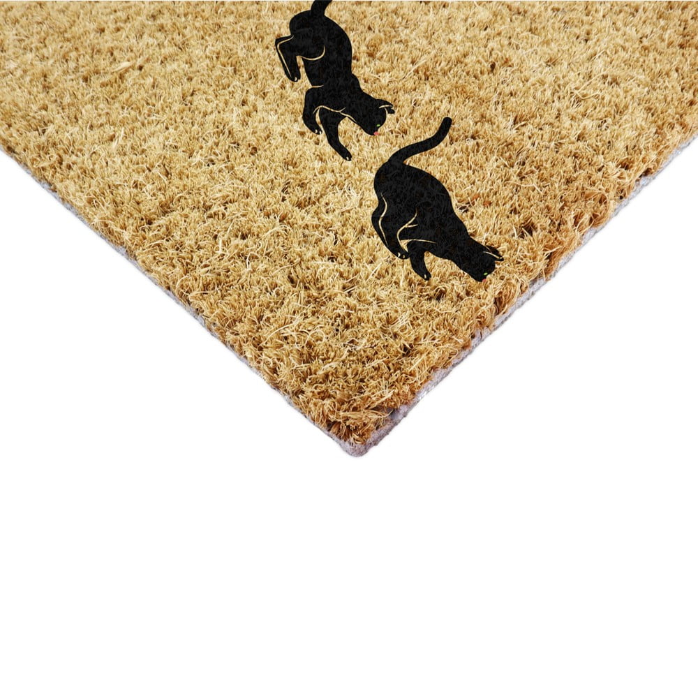 Wycieraczka z włókna kokosowego 40x60 cm Jumping Cats – Artsy Doormats (zdjęcie 11)