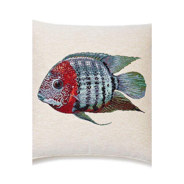 Kremowobiała poszewka na poduszkęCasa Di Bassi Flameback, 45x45 cm-image-2