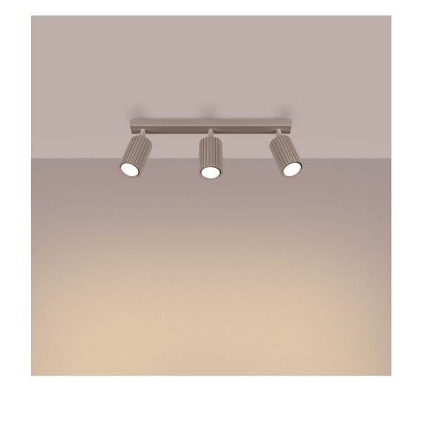 Szarobrązowa metalowa lampa punktowa 6,5x45 cm Gleam – Sollux-image-1