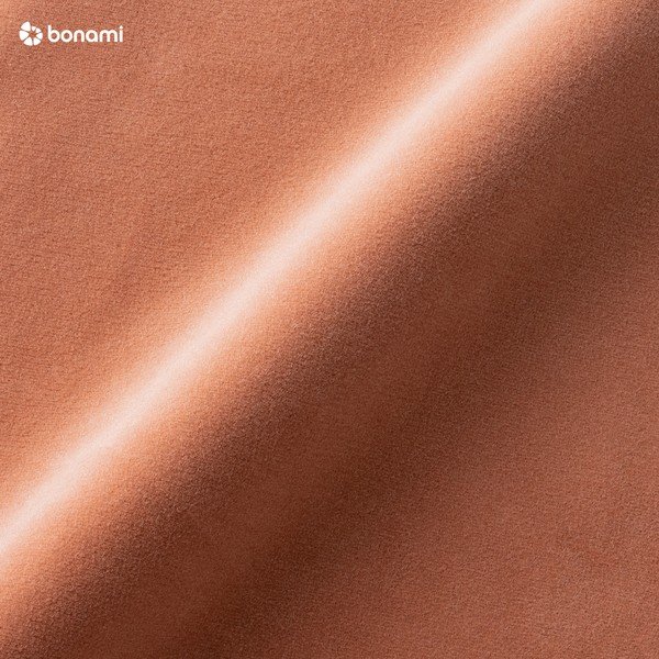 Pomarańczowa aksamitna ławka EMKO Naïve, 100 cm-image-4