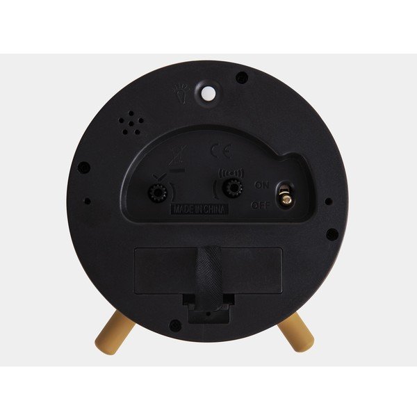 Musztardowy metalowy budzik Karlsson Index, ø 11 cm-image-3