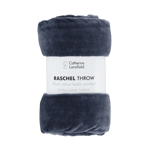 Niebieska narzuta 200x240 cm Raschel – Catherine Lansfield-image-2