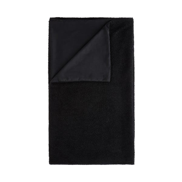 Czarna narzuta z materiału bouclé 180x200 cm Cosy Boucle – Catherine Lansfield-image-1