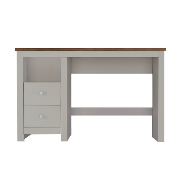 Biurko z blatem w dekorze dębu 50x120 cm Emerald – Støraa