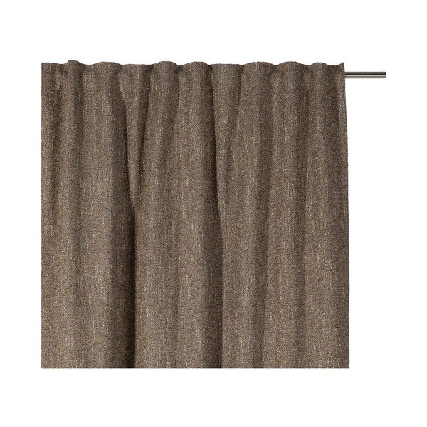 Brązowa zasłona 140x260 cm – Ixia-image-1