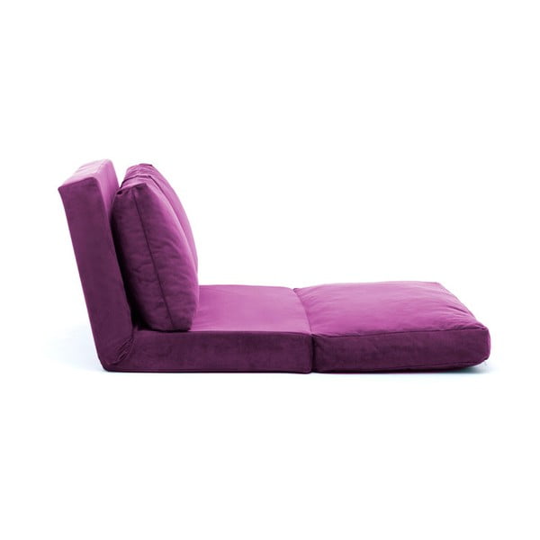 Fioletowa rozkładana sofa 120 cm Taida – Balcab Home-image-2