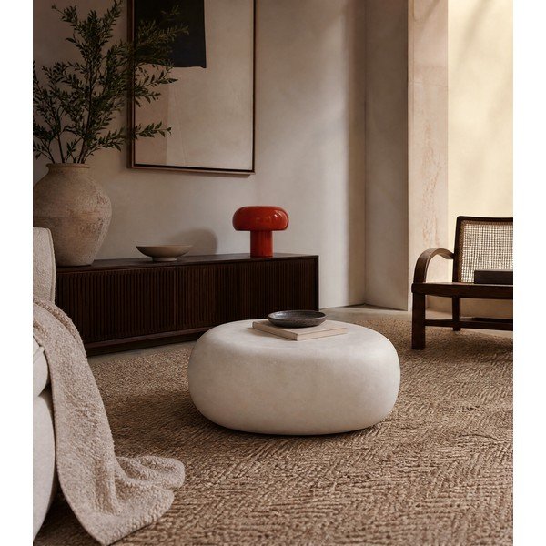 Biały stolik 49x65 cm Pebble – vtwonen-image-1