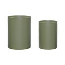 Ceramiczne doniczki zestaw 2 szt. ø 18 cm Edna – Hübsch