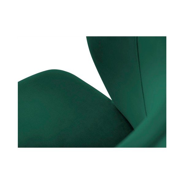 Butelkowozielone krzesło z aksamitnym obiciem Windsor & Co Sofas Elpis-image-3
