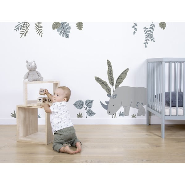 Naklejki dziecięce 90x64 cm Rhinoceros – Lilipinso-image-1