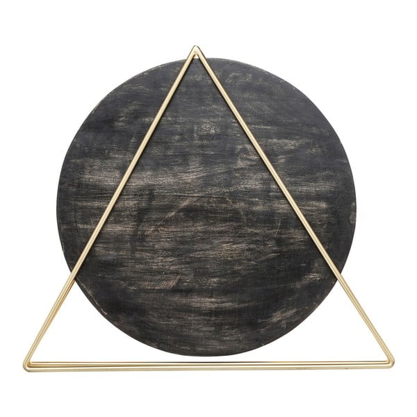 Czarna lampa stołowa Kare Design Triangle