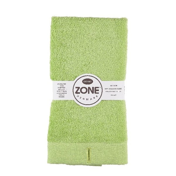 Limonkowy ręcznik Zone, 100x50 cm