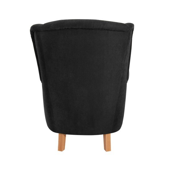 Czarny fotel Max Winzer Kendra Velor-image-3