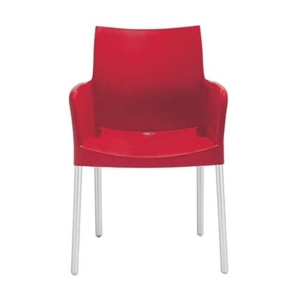 Czerwone krzesło Pedrali Ice 850
