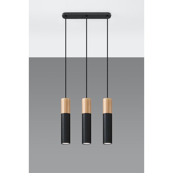 Czarna lampa wisząca Sollux Paul, dł. 40 cm-image-3