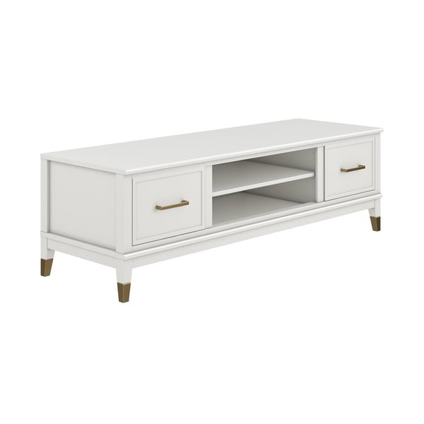 Biały stolik pod TV CosmoLiving by Cosmopolitan Westerleigh-image-1