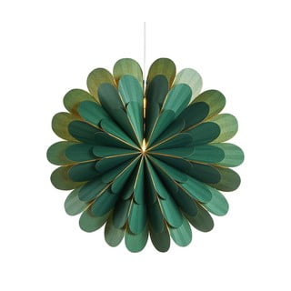 Zielona wisząca dekoracja świetlna Markslöjd Marigold, wys. 45 cm