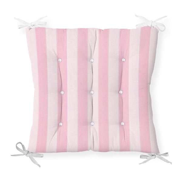 Poduszka na krzesło z domieszką bawełny Minimalist Cushion Covers Cute Stripes, 40x40 cm