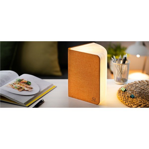 Lampa stołowa LED z tekstylnym kloszem (wysokość 2,5 cm) Harmony – Gingko-image-3