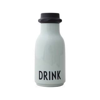 Jasnozielona dziecięca butelka Design Letters Drink, 330 ml