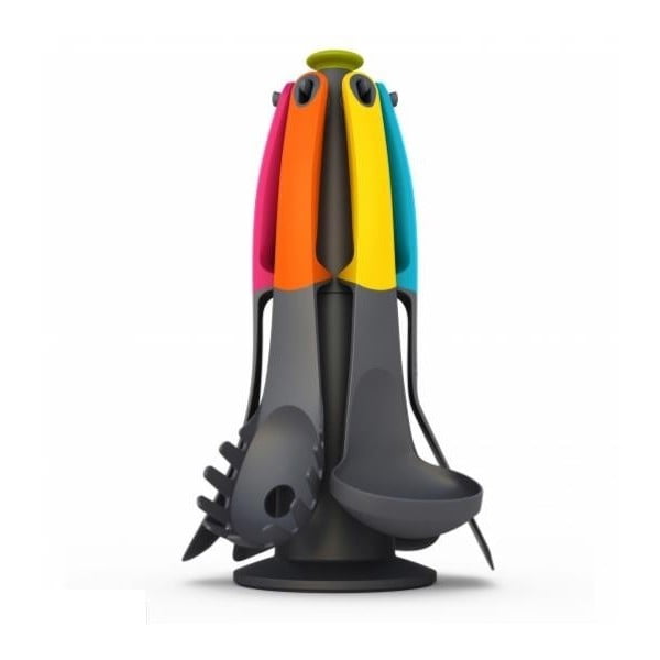 Komplet narzędzi z obrotowym stojakiem Elevate Carousel, kolorowe
