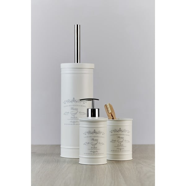 Kremowa stalowa szczotka do WC Home – Wenko-image-1