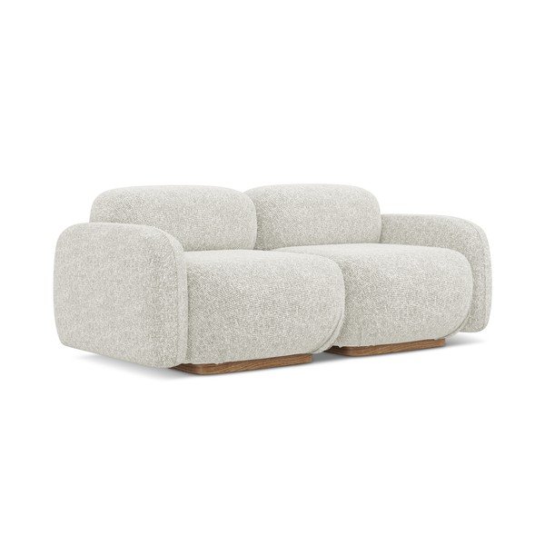 Kremowa sofa modułowa 190 cm Ailani – Makamii-image-1