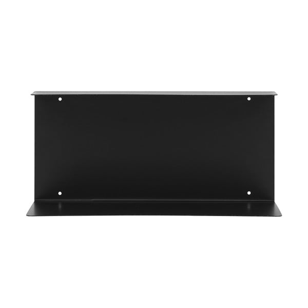 Czarna wielopoziomowa metalowa półka 18 cm Lille – House Nordic