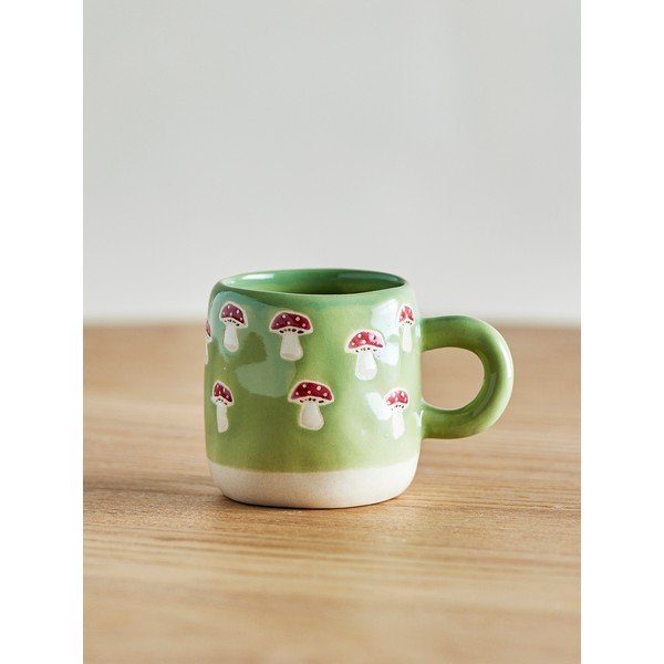 Zielony kamionkowy kubek dla dzieci 110 ml Millie – Bloomingville Mini-image-1