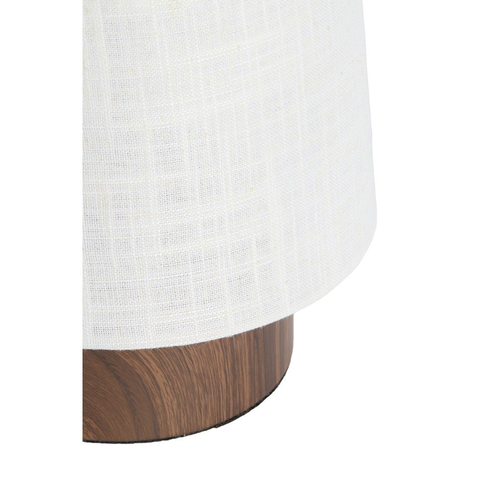Kremowa metalowa lampa stołowa z tekstylnym kloszem (wysokość 42 cm) Howie – Light & Living (zdjęcie 3)