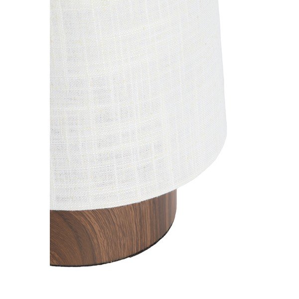 Kremowa metalowa lampa stołowa z tekstylnym kloszem (wysokość 42 cm) Howie – Light & Living-image-2