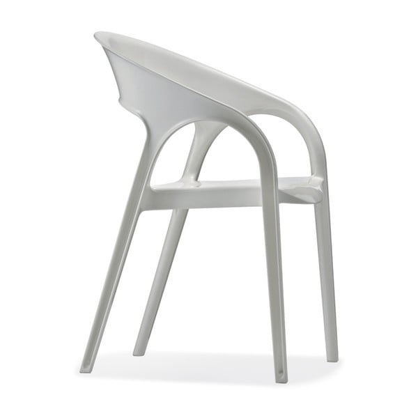 Białe krzesło Pedrali Gossip