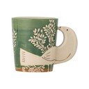 Zielony kubek do cappuccino ceramiczny 260 ml Hezha – Bloomingville