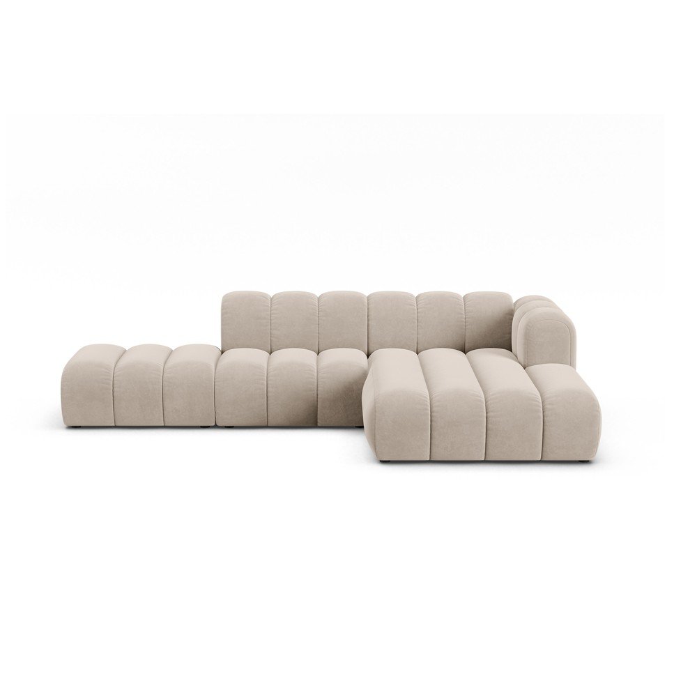 Beżowy narożnik (prawostronny) Lupine – Micadoni Home