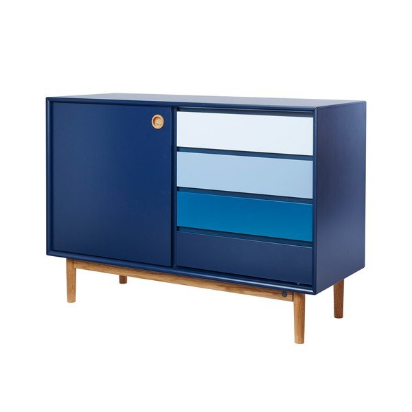 Ciemnoniebieska komoda Tom Tailor Color Box, 114x80 cm-image-2