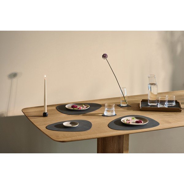 Mata stołowa ze skóry ekologicznej 37x44 cm Curve L Nupo – LIND DNA-image-1