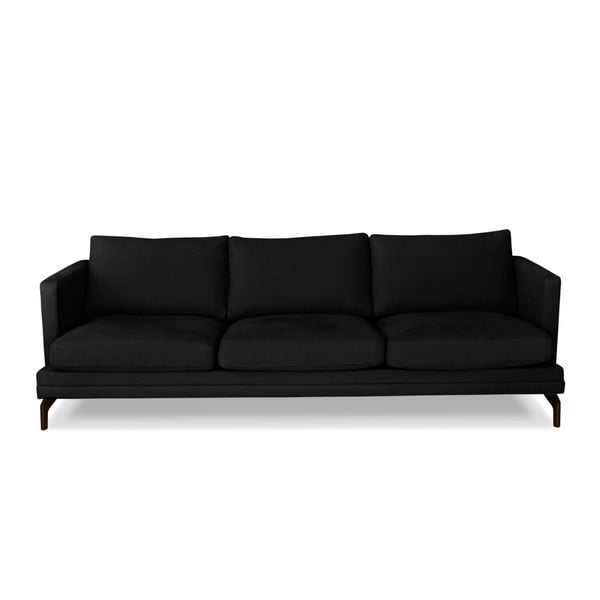 Czarna sofa 3-osobowa Windsor  & Co. Sofas Jupiter
