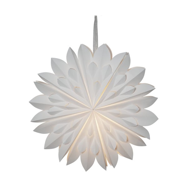 Biała świąteczna dekoracja Star Trading Clipp, ø 60 cm