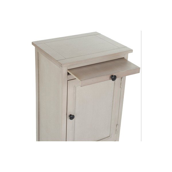 Szara szafka z koszykiem rattanowym Safavieh Raven-image-3