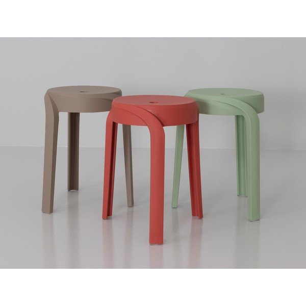 Plastikowe stołki zestaw 3 szt. Pop – Tenzo-image-4