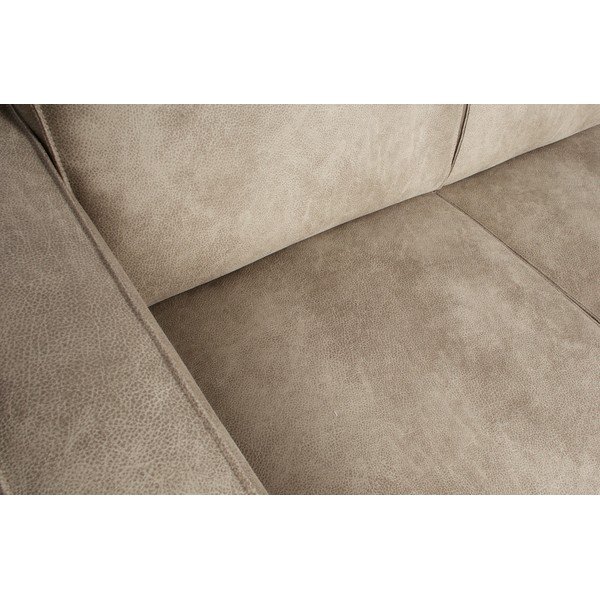 Szara sofa z imitacji skóry BePureHome Statement, 280 cm-image-1