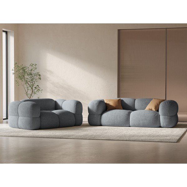Szara sofa 180 cm Loretto – Cosmopolitan Design-image-1