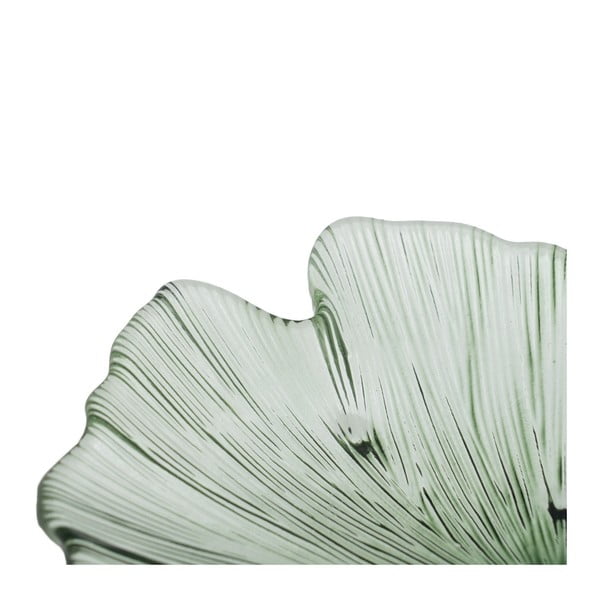 Szklana taca dekoracyjna 16x17 cm Gingko – Ixia-image-4