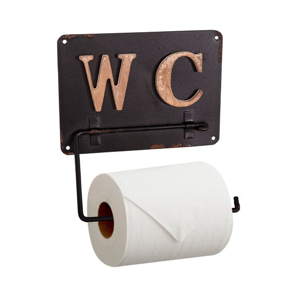 Metalowy uchwyt ścienny na papier toaletowy – Antic Line